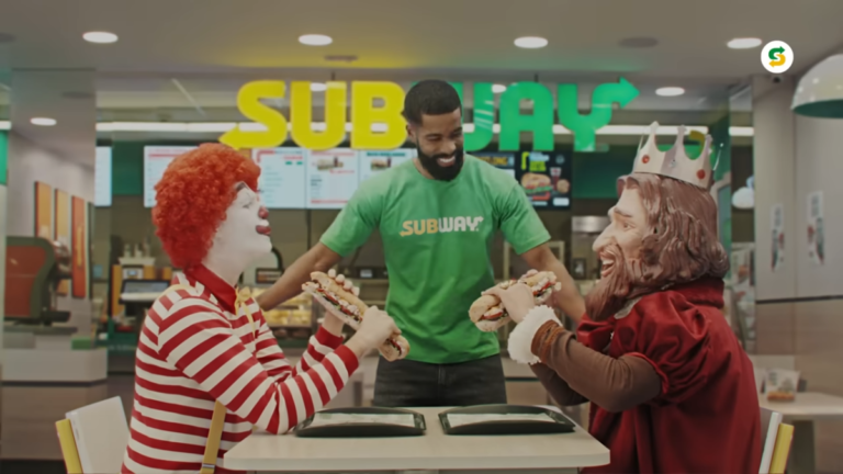 Subway Celebra o Dia da Amizade com os Mascotes do McDonald's e BK