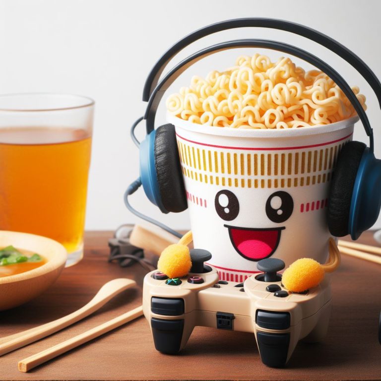 Noodles Gamer com cafeína no Japão